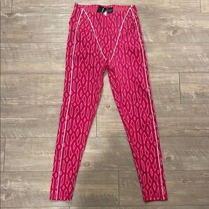 Pink Geometric Leggings adidas ivy park size S like new worn once